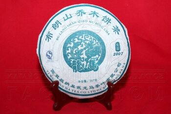 Шен Пуэр Qiao Mu Bing Cha  Цяо Му с горы Булань